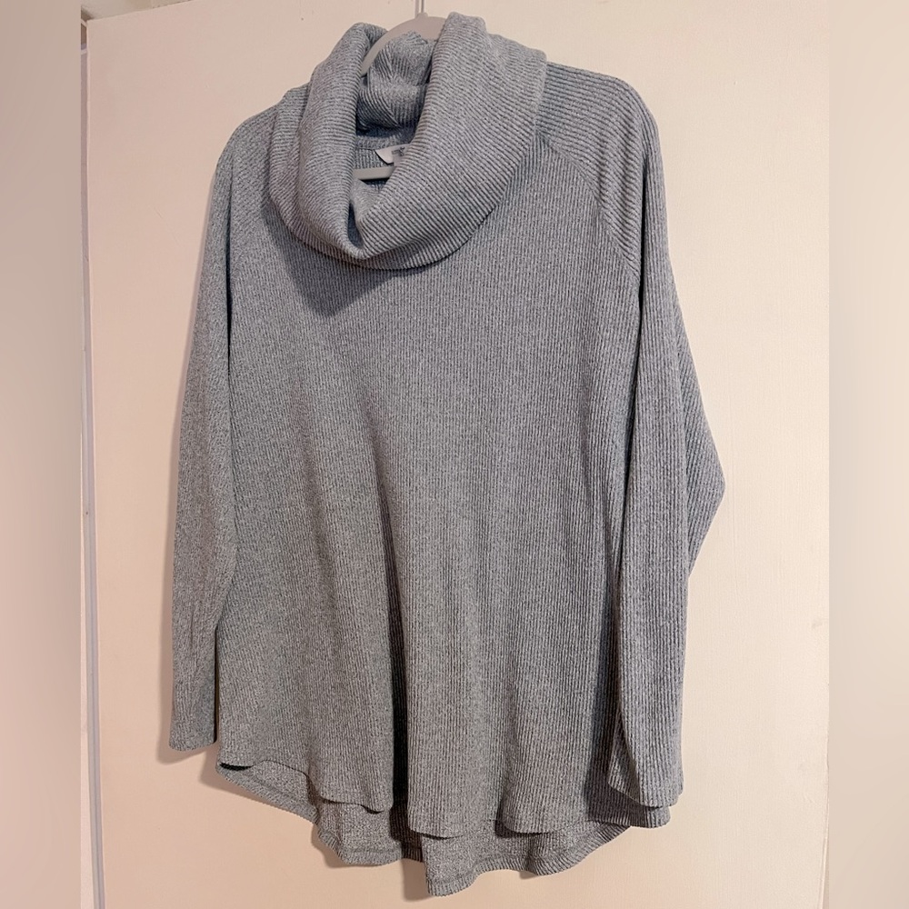Women gray Cowl neck sweater